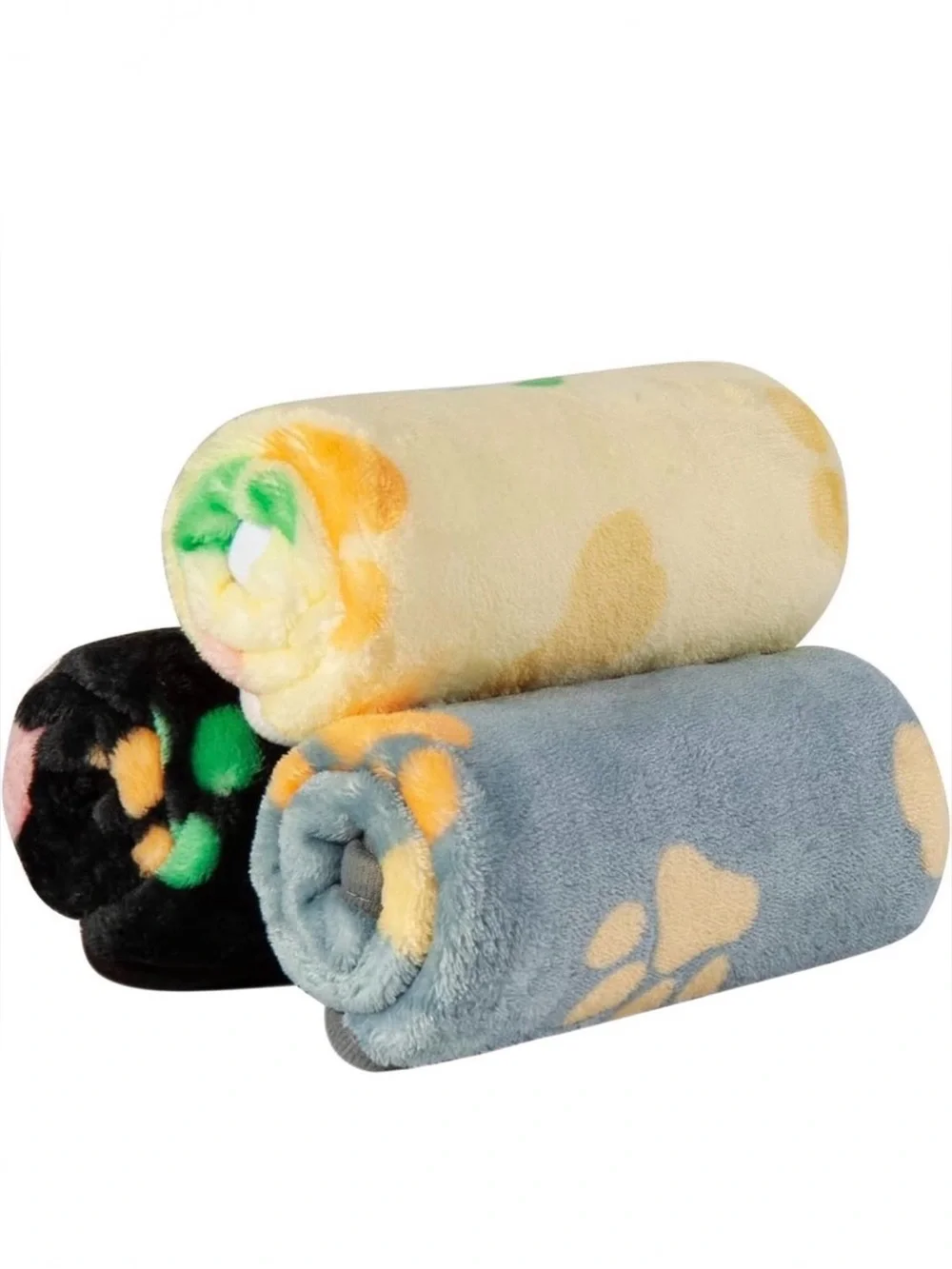 New Fleece Dog Blankets Set of 3